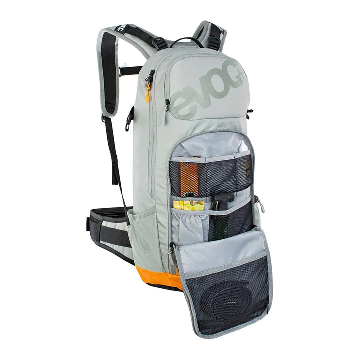 Evoc Fr Enduro E-ride 16 Backpack Stone/bright Orange M/l 16l - Ultimate Cycles Nowra