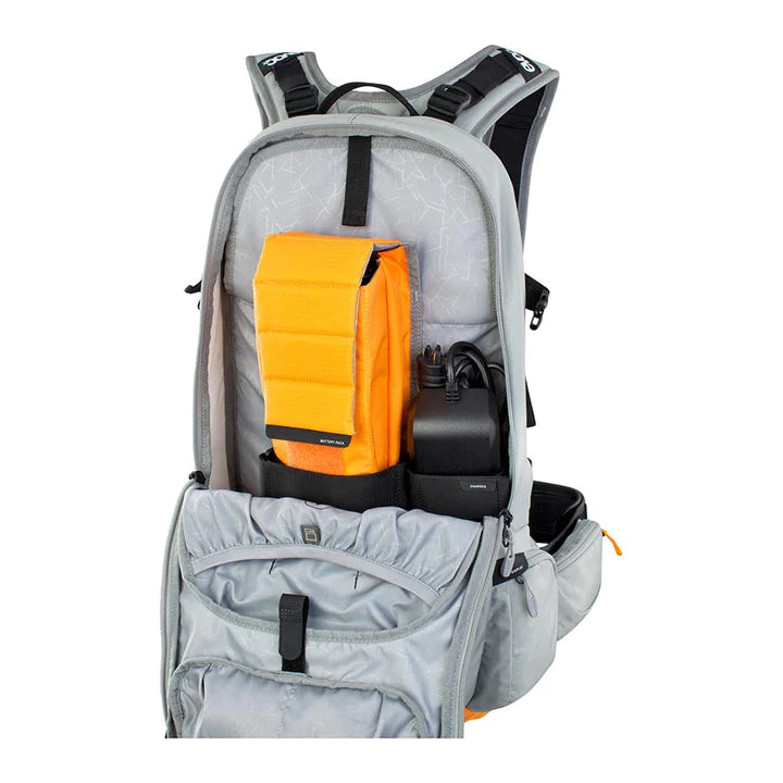 Evoc Fr Enduro E-ride 16 Backpack Stone/bright Orange M/l 16l - Ultimate Cycles Nowra