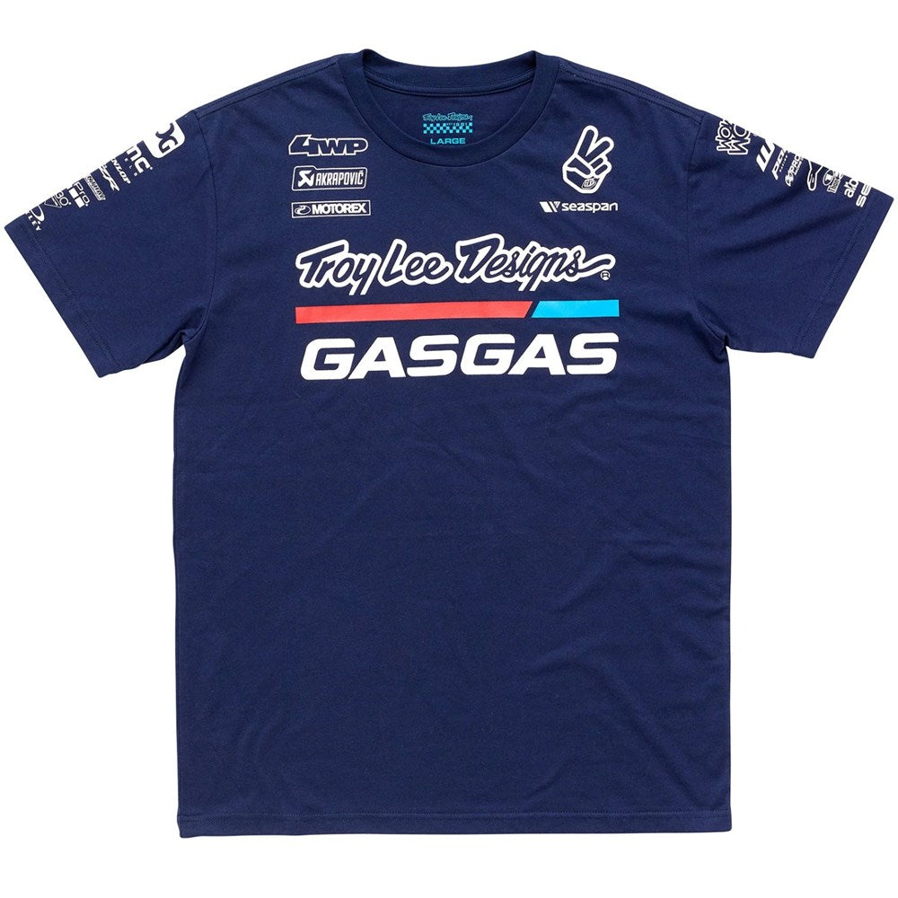 Tld 24 Gasgas Yth Tee Navy Y-Lge - Ultimate Cycles Nowra