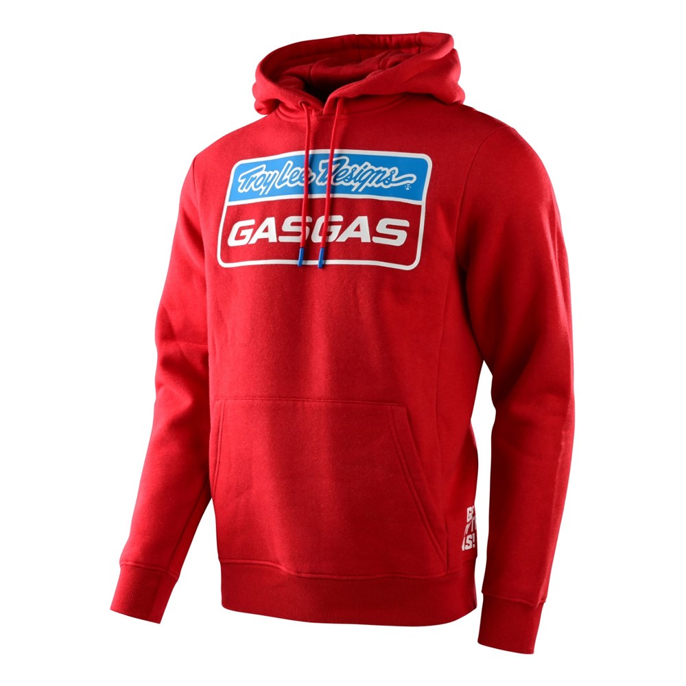 Tld Gasgas Stock Hoodie Red Heather Xlg - Ultimate Cycles Nowra