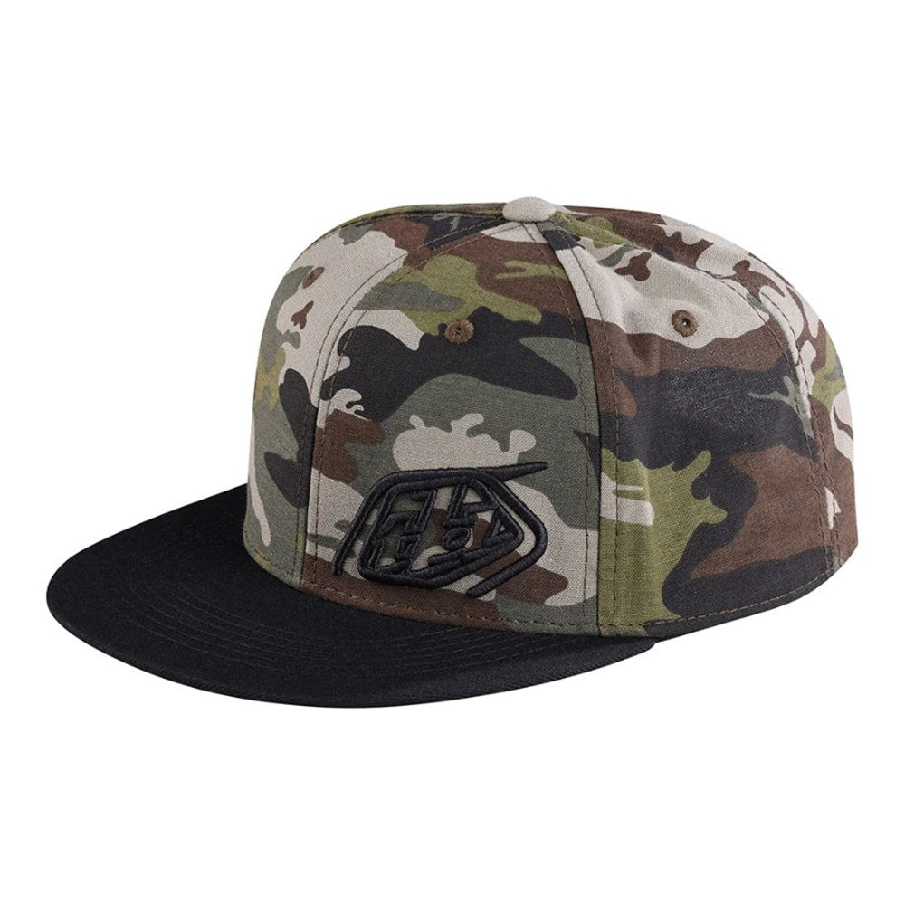 Tld 24.1 Slice Hat Camo Army Green / Black Osfa - Ultimate Cycles Nowra