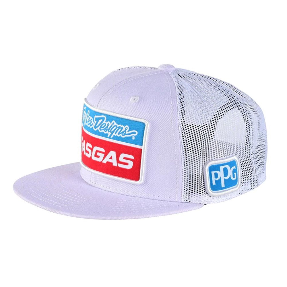 Tld Gasgas Hat White Osfa - Ultimate Cycles Nowra