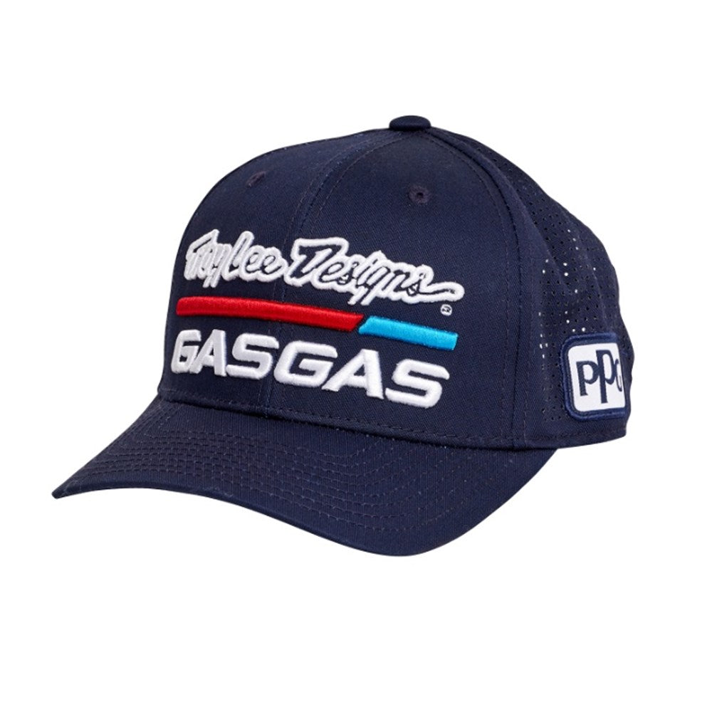 Tld 24 Gasgas Curved Team Hat Navy Osfa - Ultimate Cycles Nowra