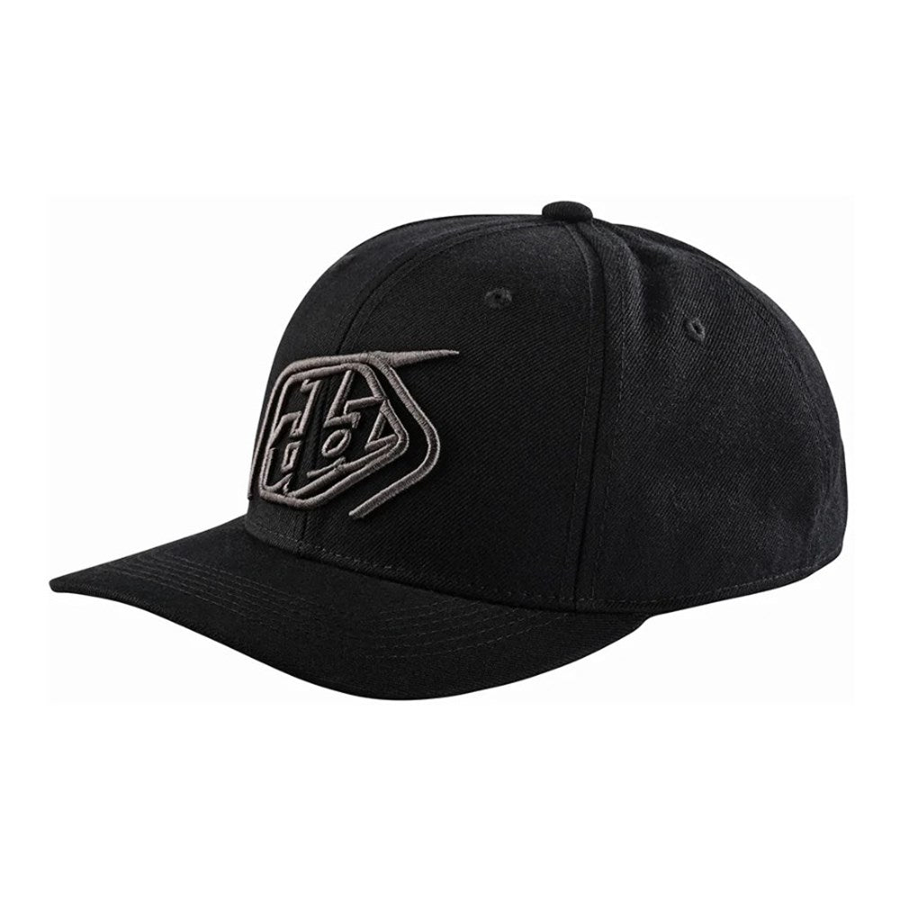 Tld 24.1 Crop Curve Hat Black / Charcoal Osfa - Ultimate Cycles Nowra