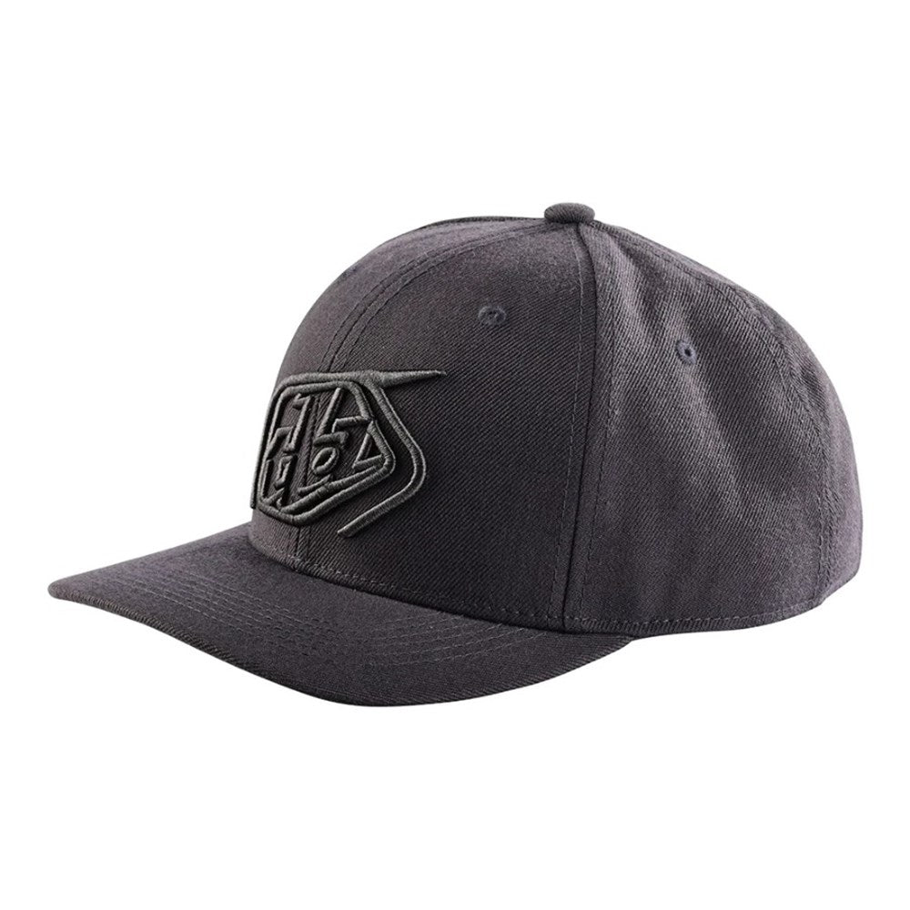 Tld 24.1 Crop Curve Hat Grey / Charcoal Osfa - Ultimate Cycles Nowra