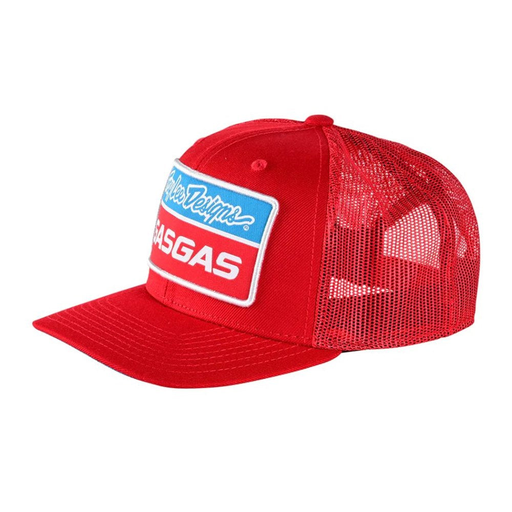 Tld Gasgas Curved Stock Hat Red Osfa - Ultimate Cycles Nowra