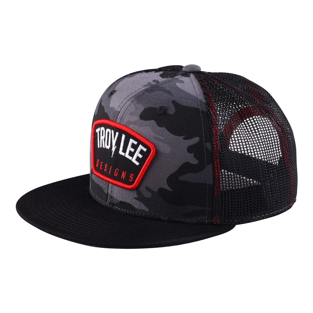 Tld 24.1 Bolt Patch Hat Black Camo Osfa - Ultimate Cycles Nowra