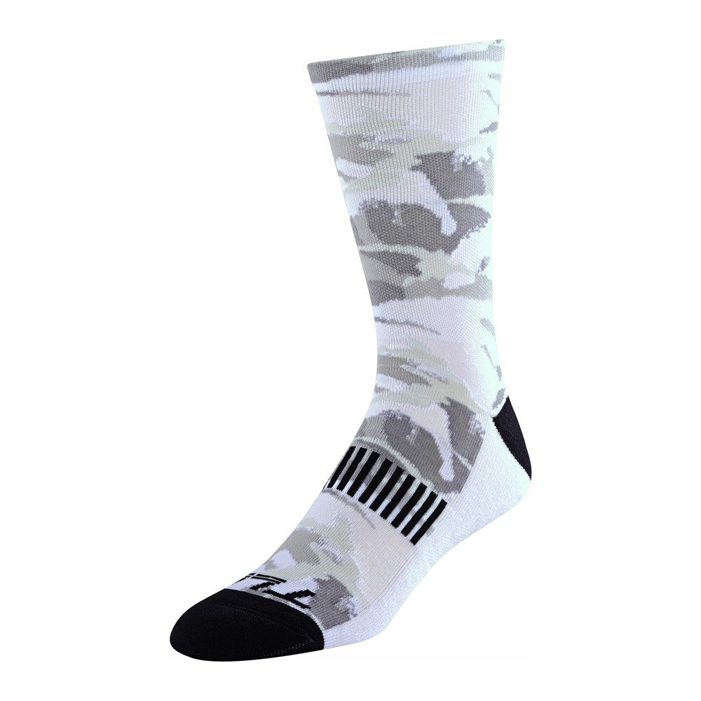 Tld 24.1 Performance Crew Sock Camo Signature Cement Lge / Xlg (10-14) - Ultimate Cycles Nowra