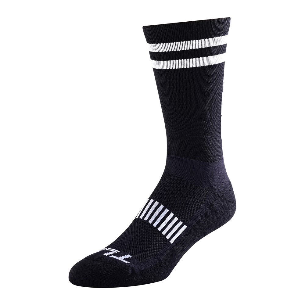 Tld 24.1 Performance Crew Sock Speed Black Lge / Xlg (10-14) - Ultimate Cycles Nowra