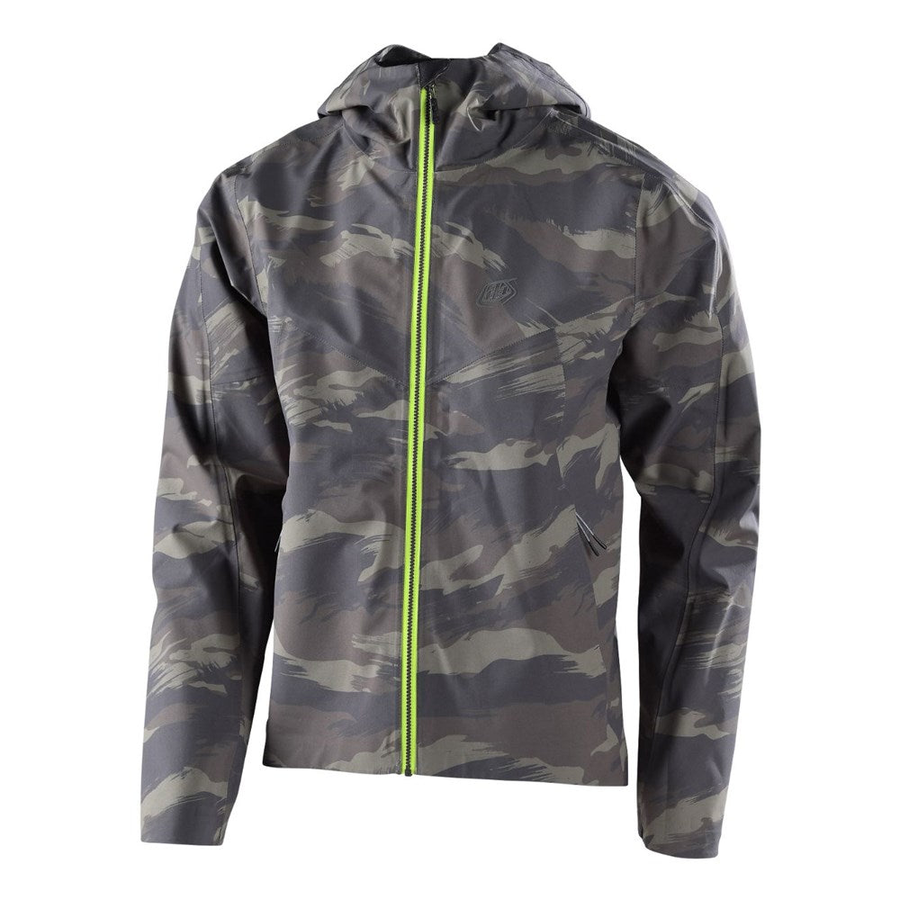 Tld Descent Jacket Brushed Camo Army Lge - Ultimate Cycles Nowra