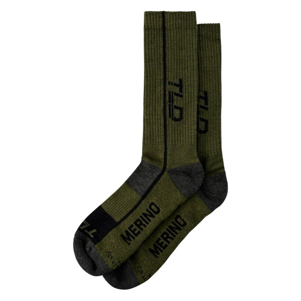 Tld 24.2 Chill Merino Wool Sock Mono Fatigue Lge / Xlg (10-14) - Ultimate Cycles Nowra