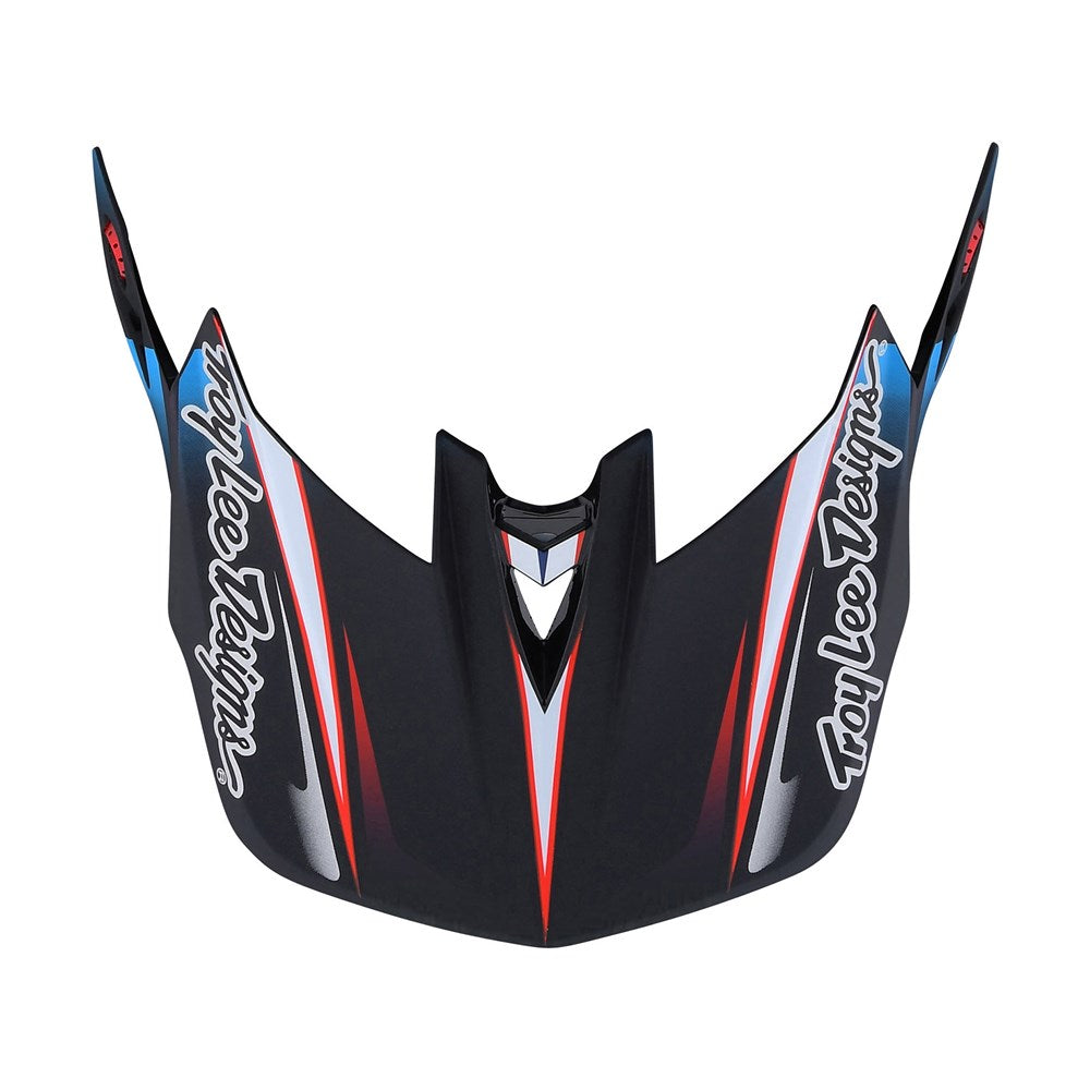 Tld 22S D4 Carbon Visor Lines Black / Red - Ultimate Cycles Nowra