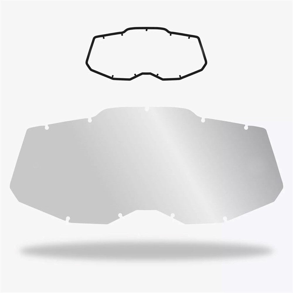 Armor Vision Impact Lens 100% Gen2 No Pegs Clear - Ultimate Cycles Nowra