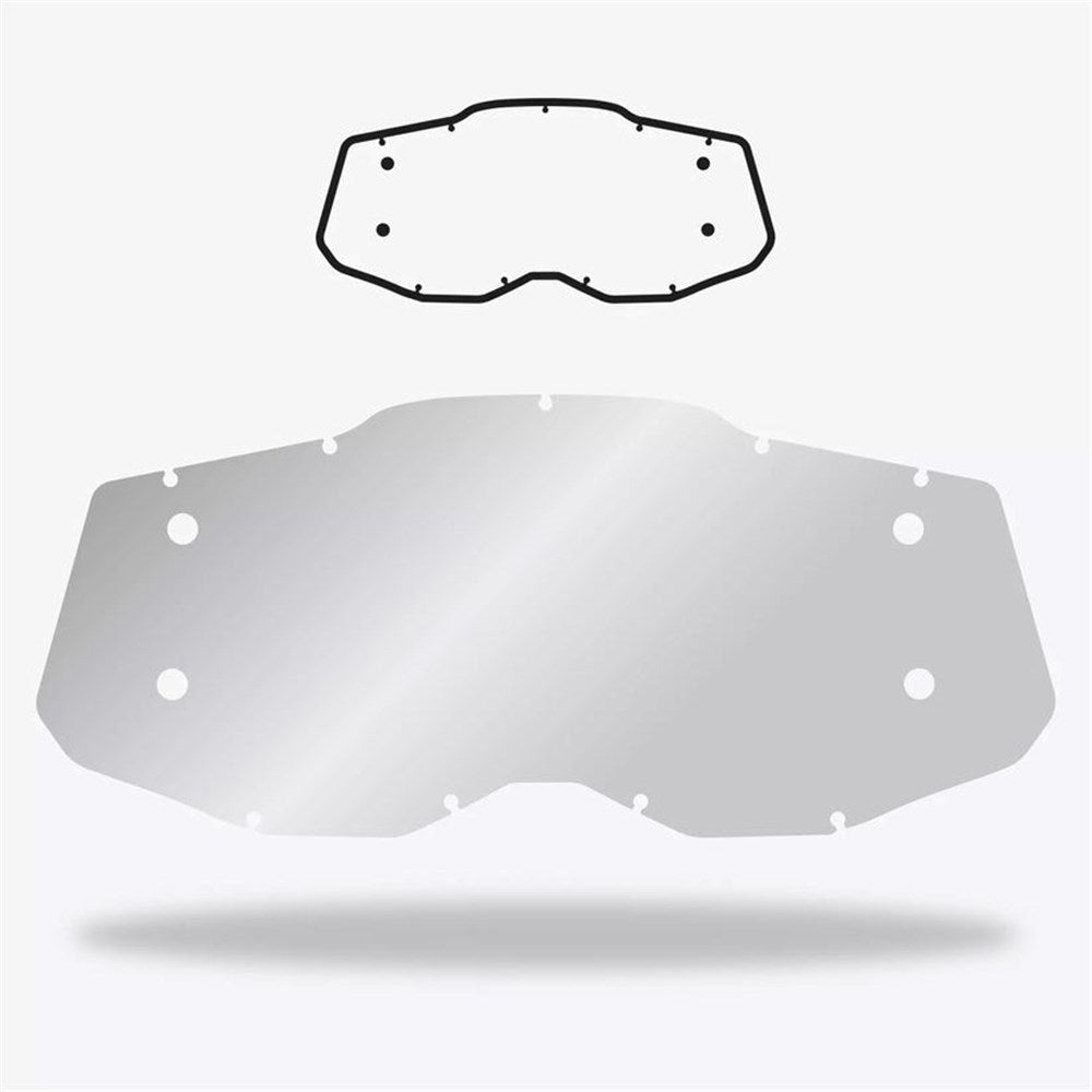 Armor Vision Impact Lens 100% Gen2 Roll Off Clear - Ultimate Cycles Nowra