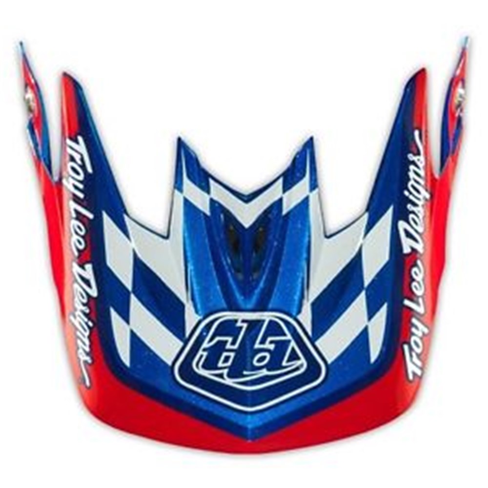 Tld 13 D3 Visor Team Blue-White - Ultimate Cycles Nowra