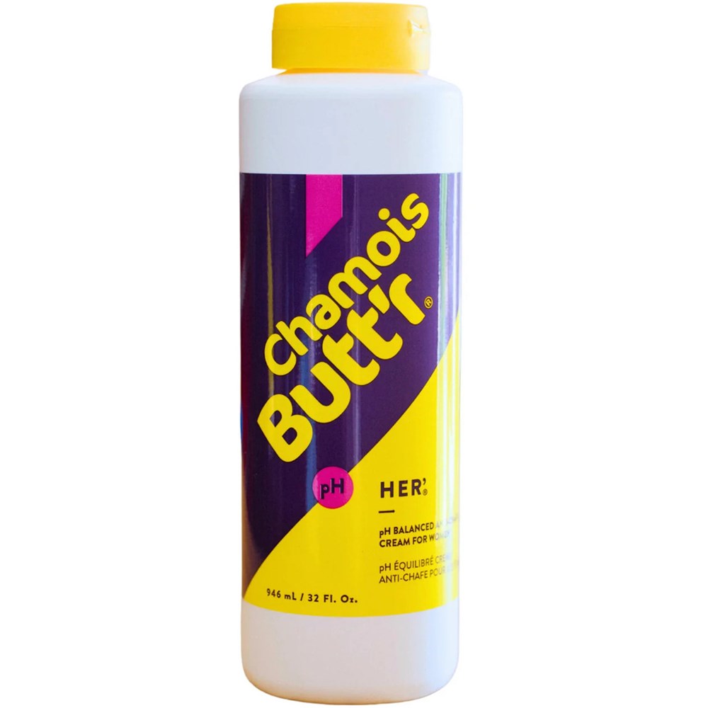 Chamois Buttr Her Anti-Chafe 946Ml Squeeze Bottle - Ultimate Cycles Nowra