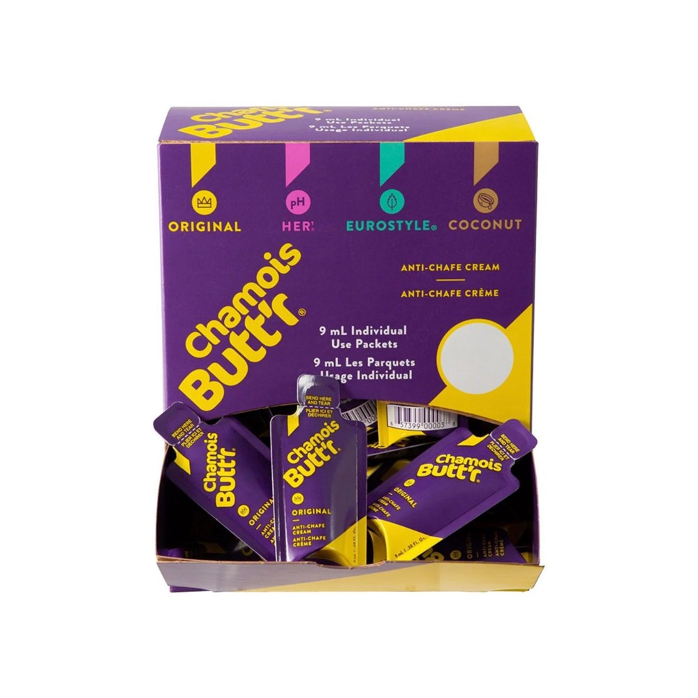 Chamois Buttr Orignal Anti-Chafe 9Ml - 75 Pack Incl Pop Display - Ultimate Cycles Nowra