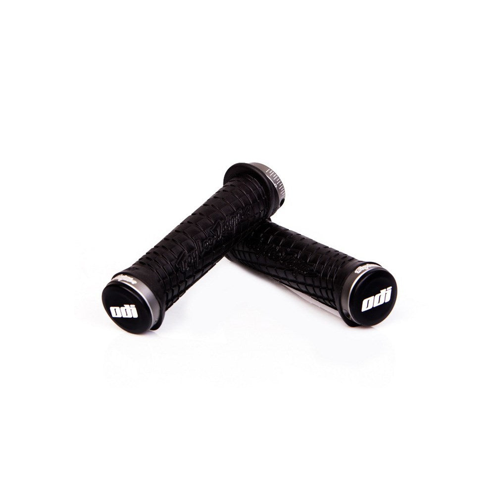 Odi Mtb Tld Lock On Grip 130Mm Black / Grey - Ultimate Cycles Nowra