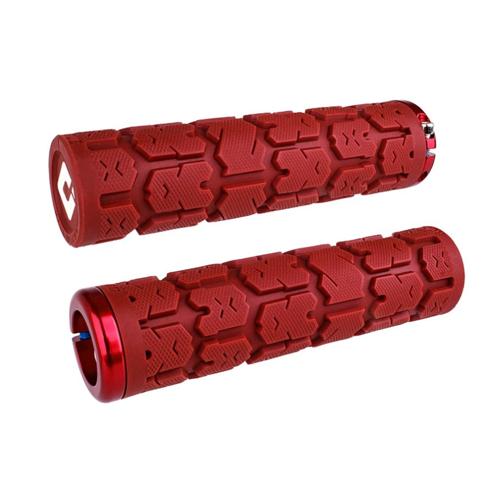 Odi Mtb Bmx Rogue V2.1 Lock On Grip 135Mm Dark Red - Ultimate Cycles Nowra