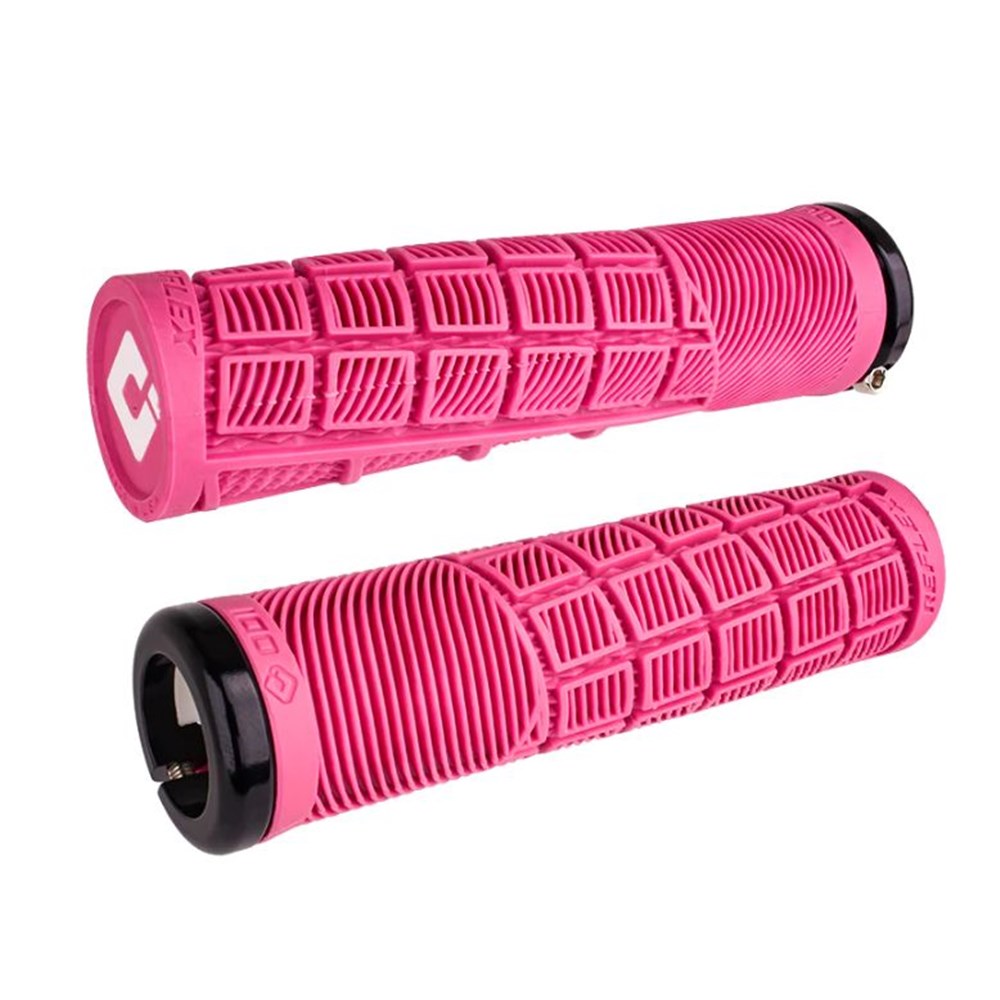 Odi Mtb Reflex V2.1 Lock On Grip 135Mm Pink - Ultimate Cycles Nowra
