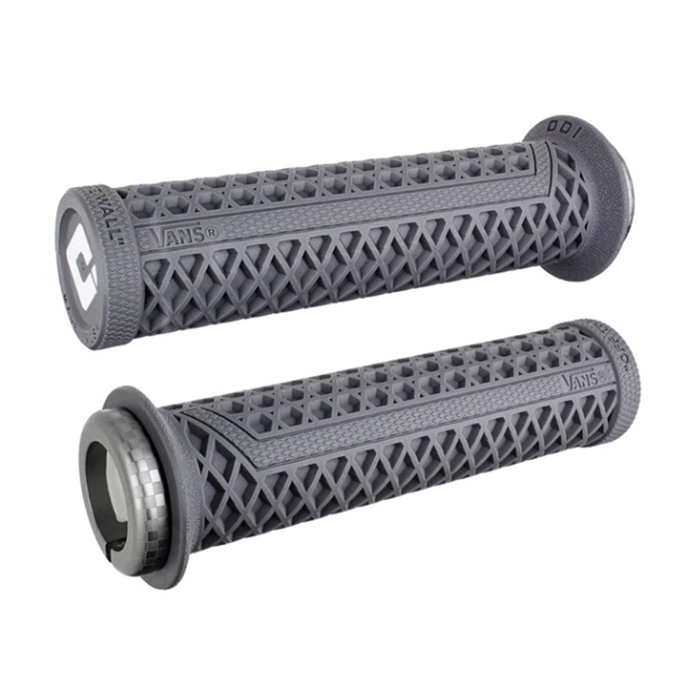 Odi Mtb Bmx Vans Lock On Grip V2.1 Graphite W/ Grey Checker - Ultimate Cycles Nowra