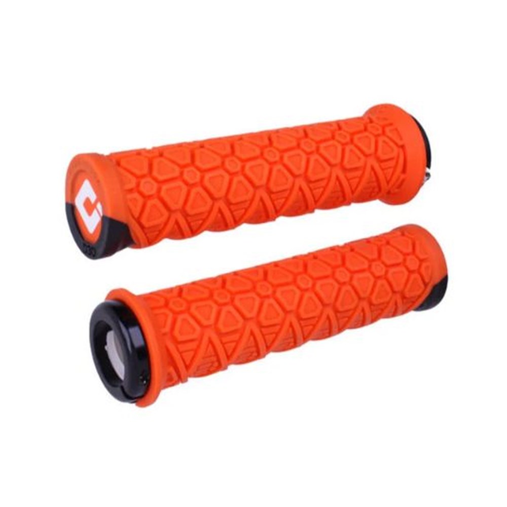 Odi Mtb Vanquish D30 Lock On Grip 137Mm Orange - Ultimate Cycles Nowra