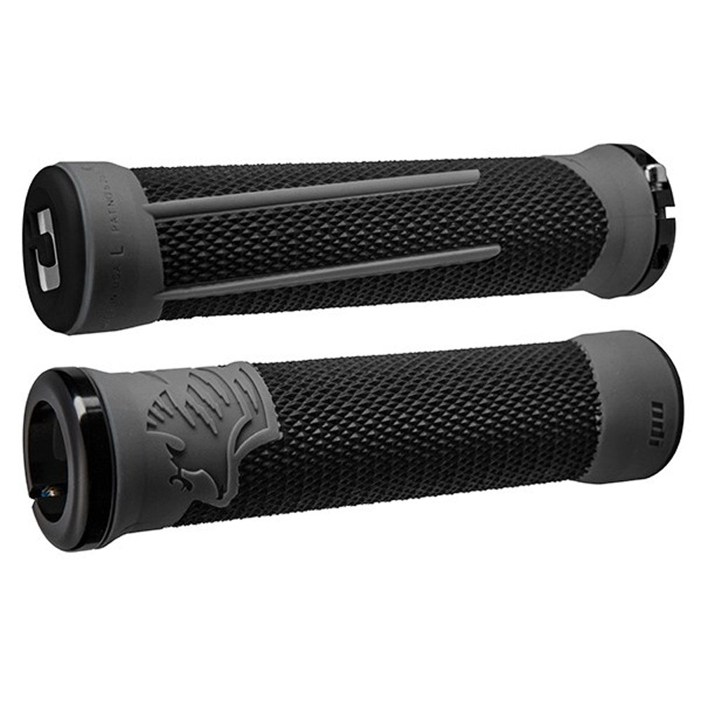 Odi Mtb Bmx Ag-2 Signature Lock On Grip 135Mm Gwin Black / Graphite - Ultimate Cycles Nowra