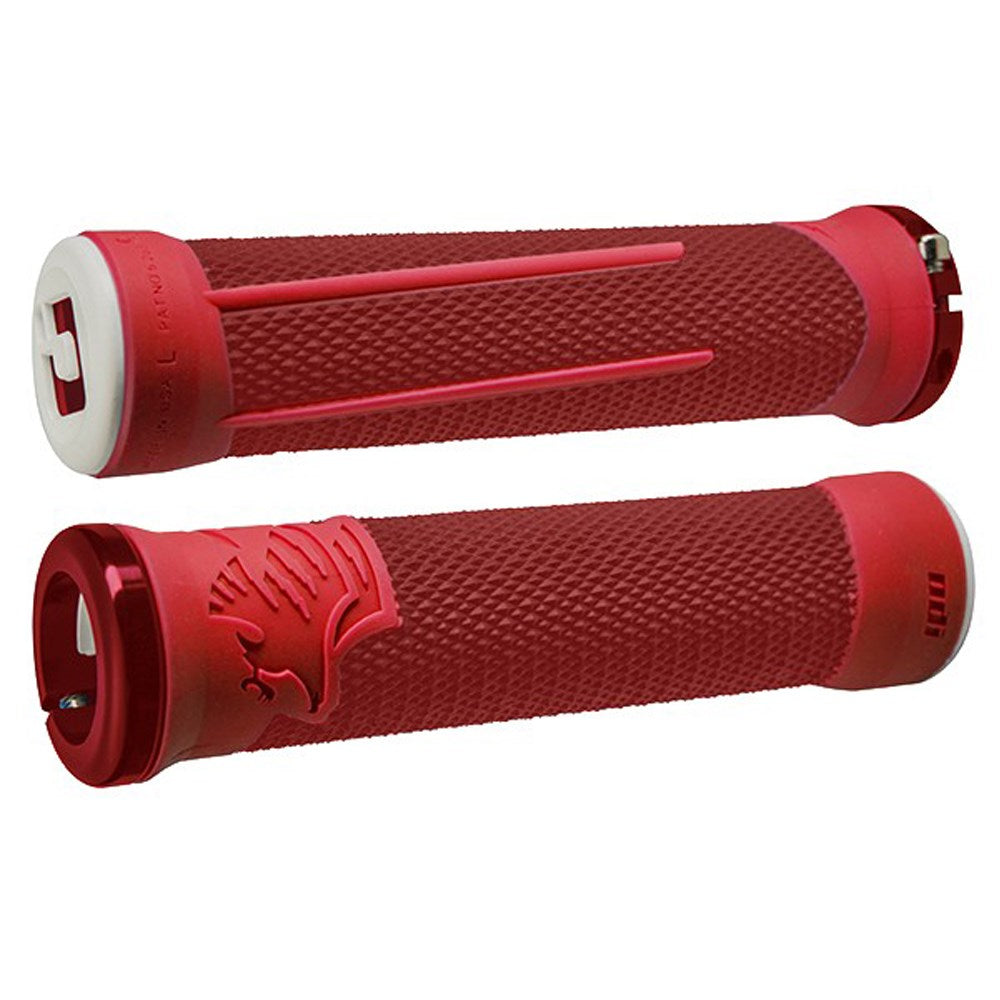 Odi Mtb Bmx Ag-2 Signature Lock On Grip 135Mm Gwin Red / Fire Red - Ultimate Cycles Nowra