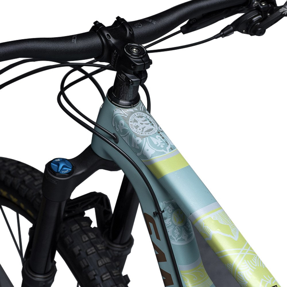 Dyedbro Frame Protection Wrap Mandala White | Colour - Ultimate Cycles Nowra