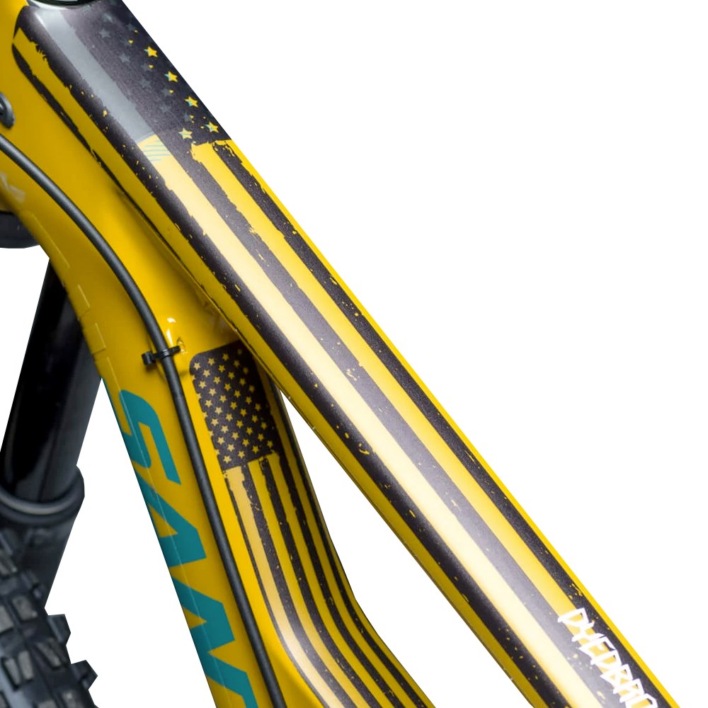 Dyedbro Frame Protection Wrap American Flag Black - Ultimate Cycles Nowra