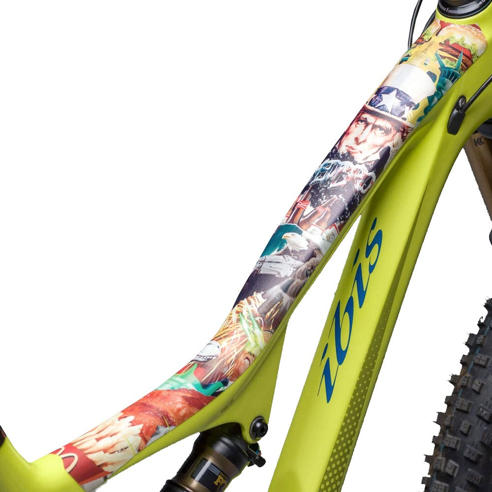 Dyedbro Frame Protection Wrap Merica Fck Yeah - Ultimate Cycles Nowra