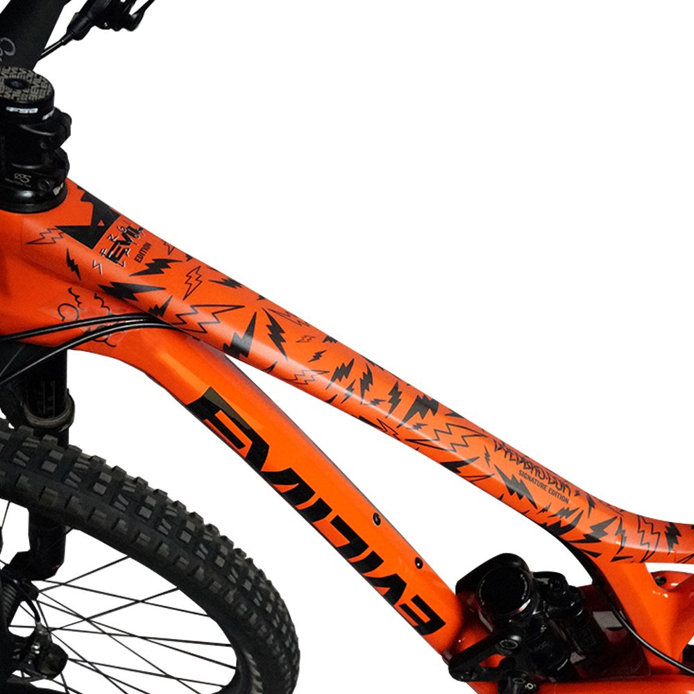 Dyedbro Frame Protection Wrap Sergio Layos Black - Ultimate Cycles Nowra