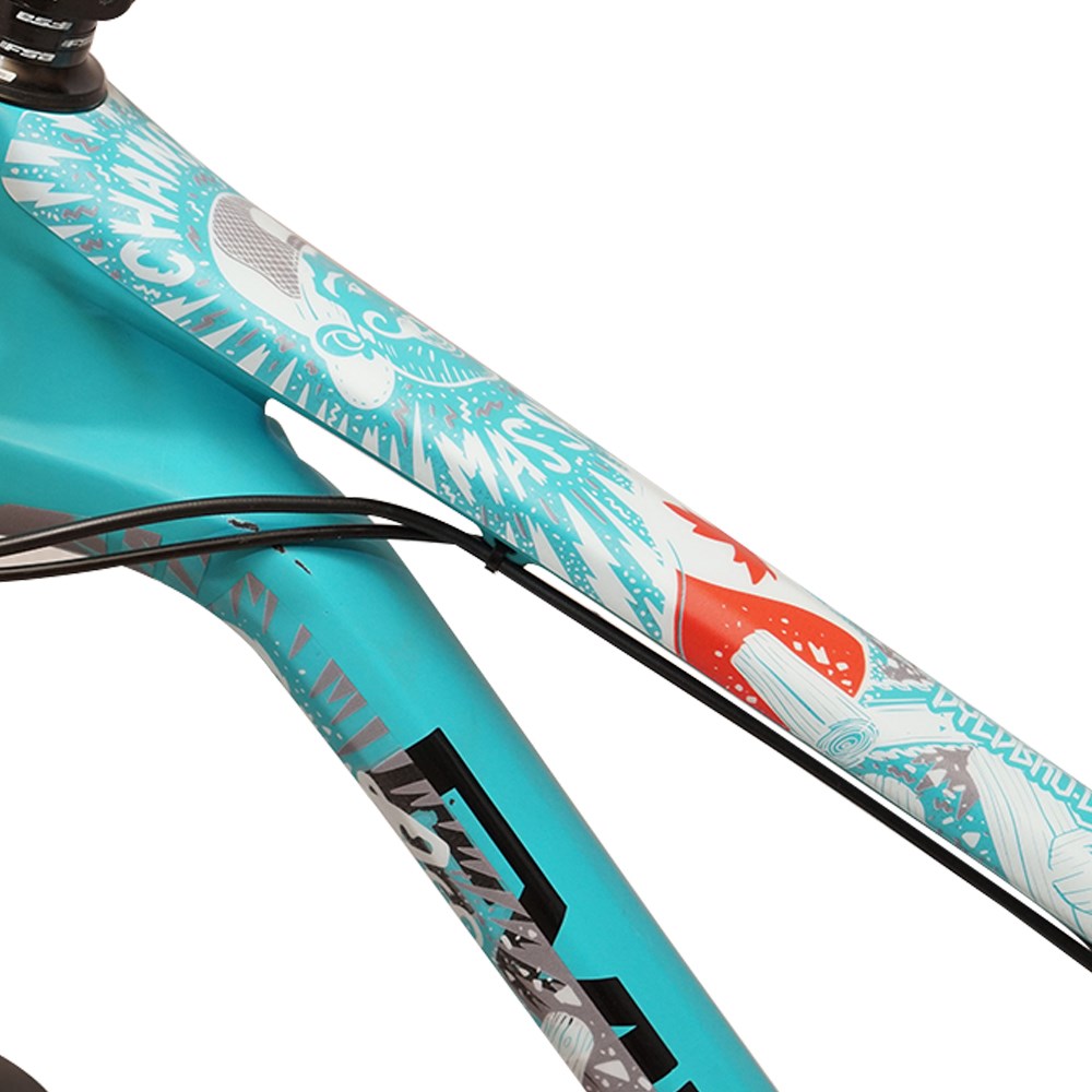 Dyedbro Frame Protection Wrap Chainsaw White - Ultimate Cycles Nowra