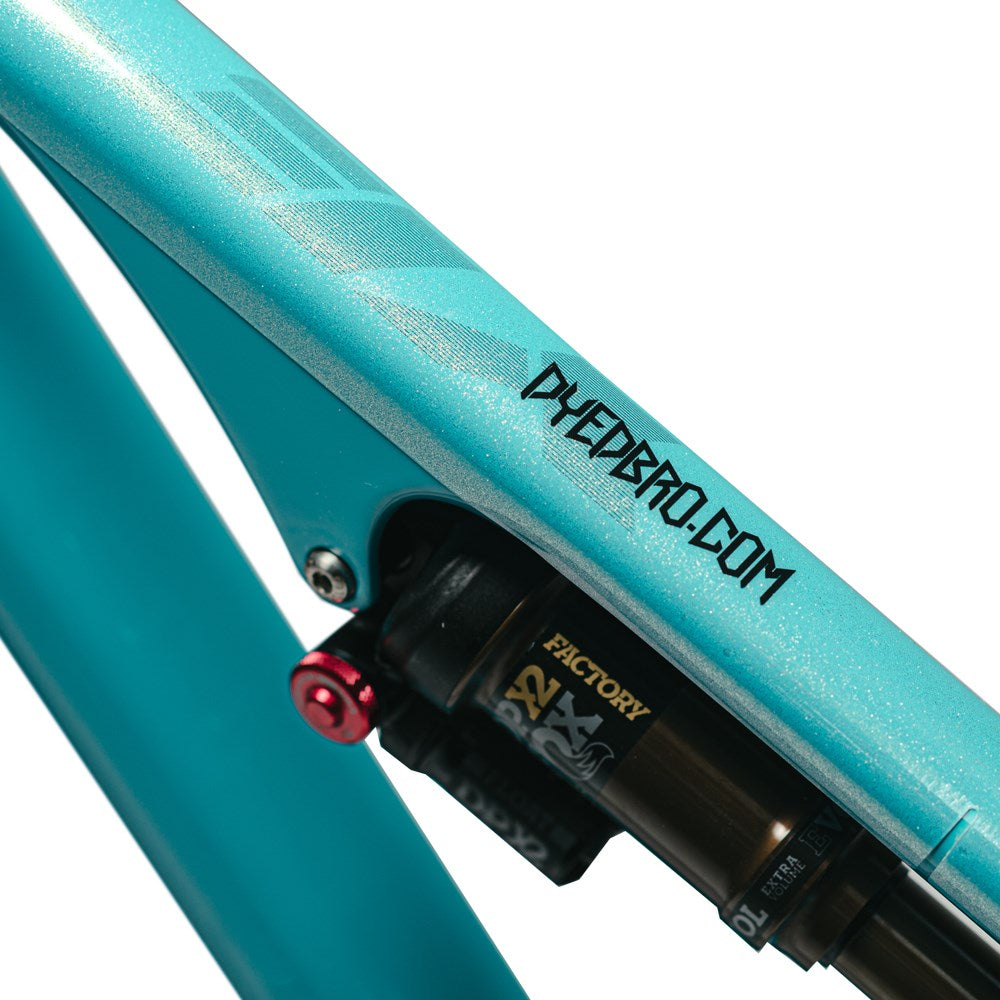 Dyedbro Frame Protection Wrap Clear Glitter - Ultimate Cycles Nowra