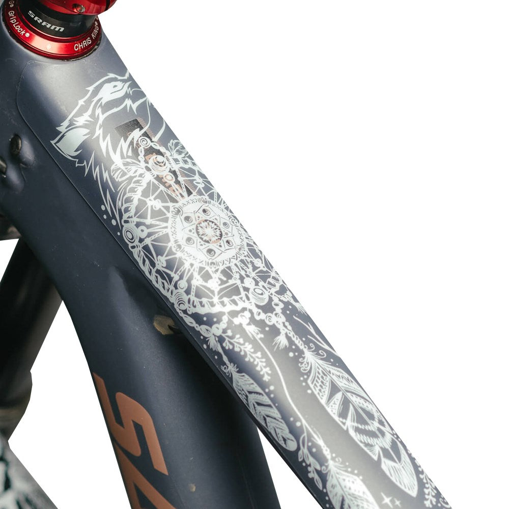 Dyedbro Frame Protection Wrap Dream Catcher White - Ultimate Cycles Nowra