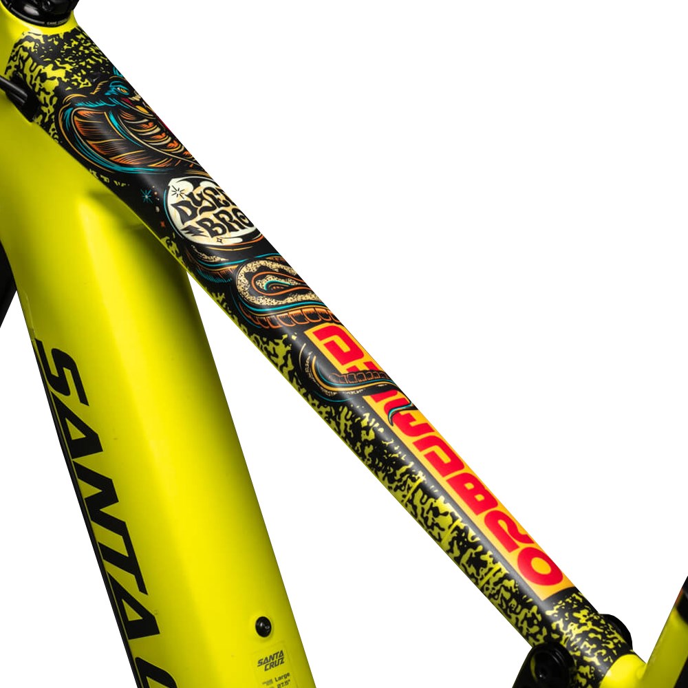 Dyedbro Frame Protection Wrap E-Mtb Rrr X Dyedbro - Black - Ultimate Cycles Nowra