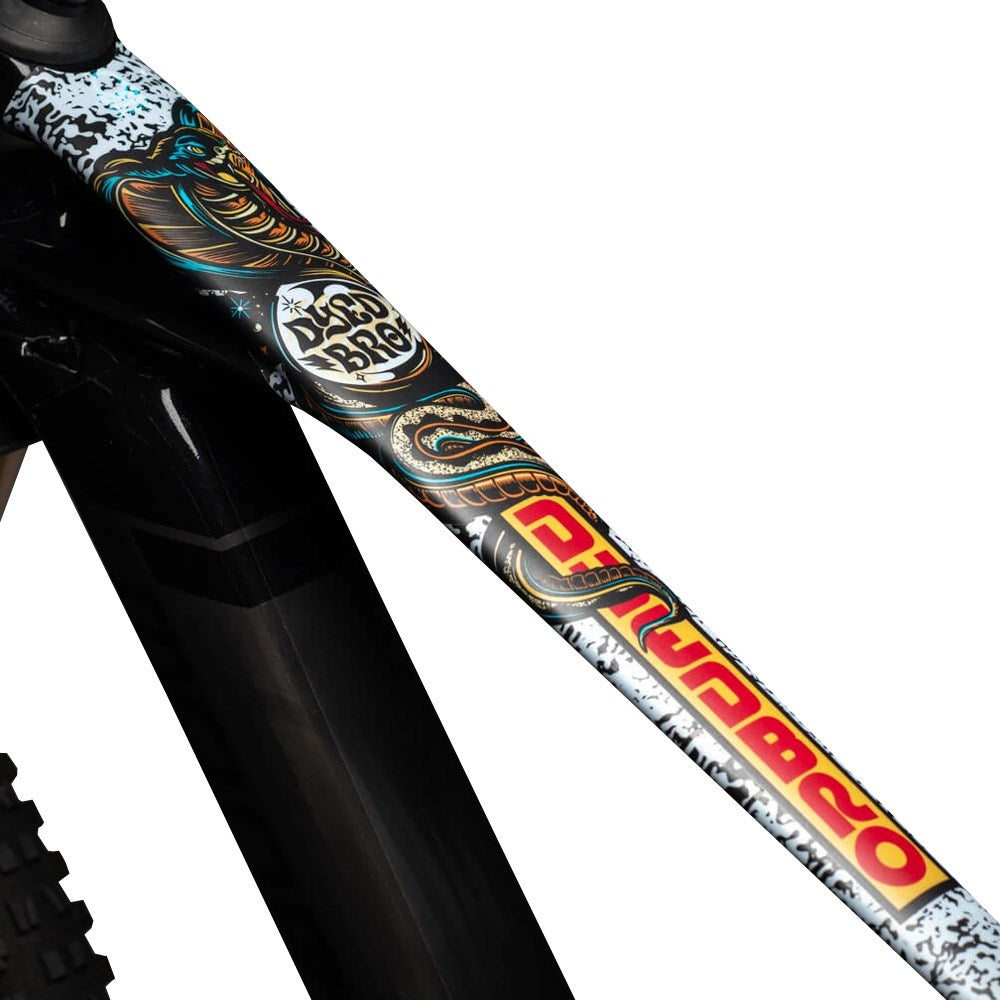 Dyedbro Frame Protection Wrap E-Mtb Rrr X Dyedbro - White - Ultimate Cycles Nowra