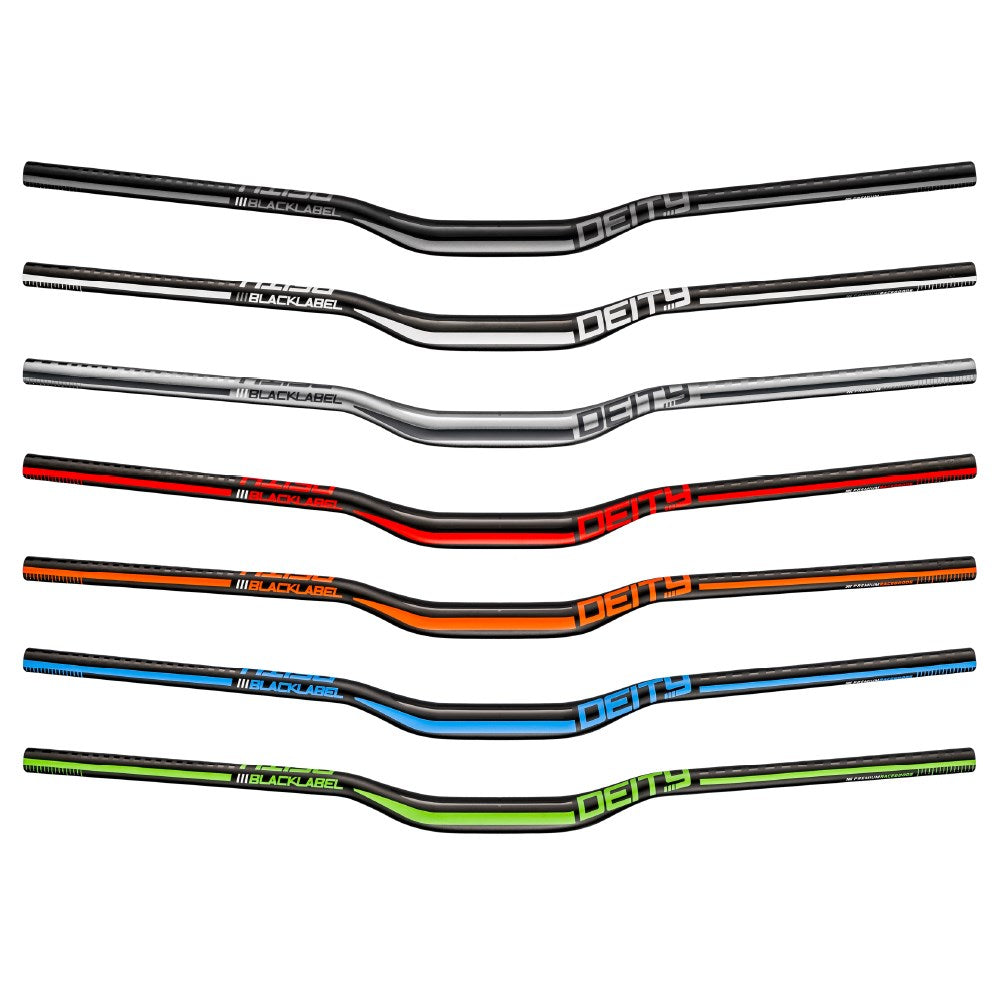 Deity Handlebar Blacklabel 800Mm 25Mm Rise 31.8Mm Blue - Ultimate Cycles Nowra