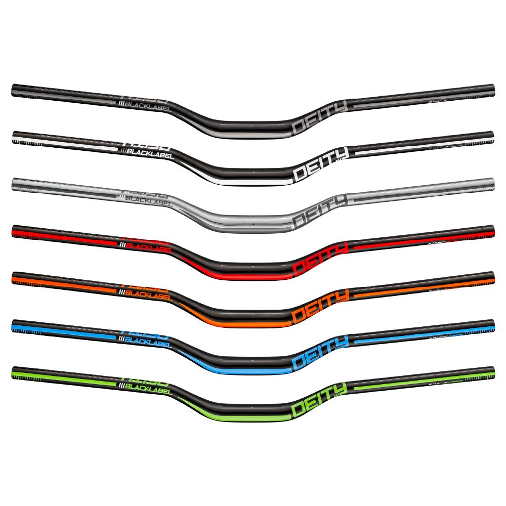 Deity Handlebar Blacklabel 800Mm 38Mm Rise 31.8Mm Red - Ultimate Cycles Nowra