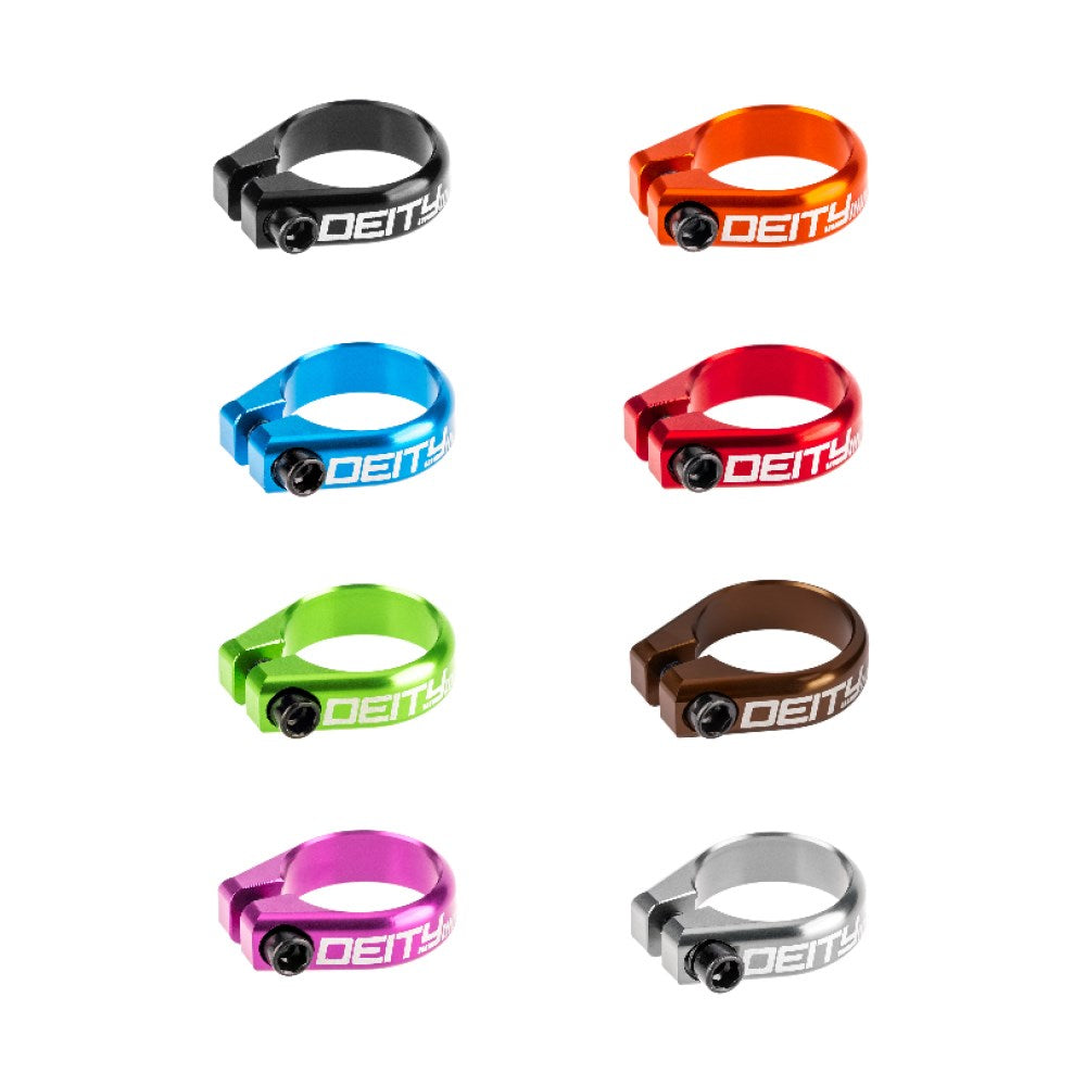 Deity Seatpost Clamp Circuit 34.9Mm Purple - Ultimate Cycles Nowra