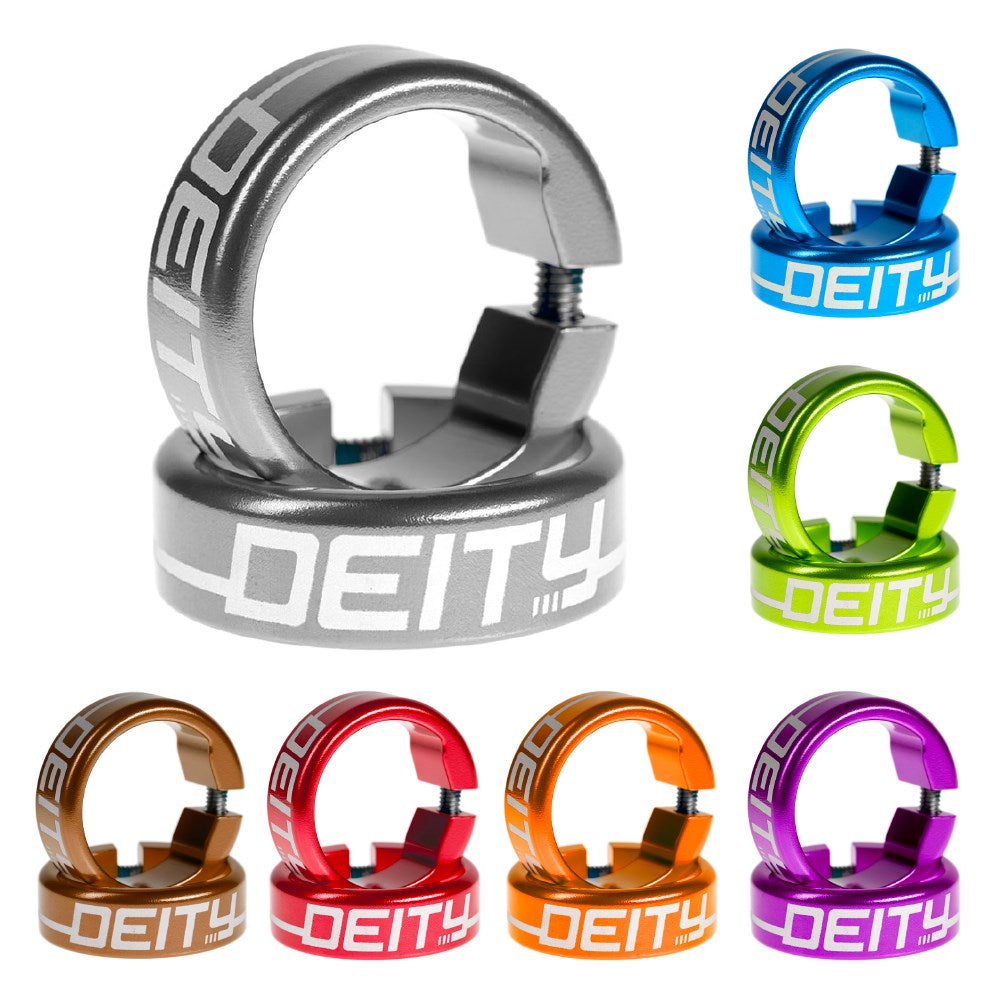 Deity Grip Clamp Only Silver - Ultimate Cycles Nowra