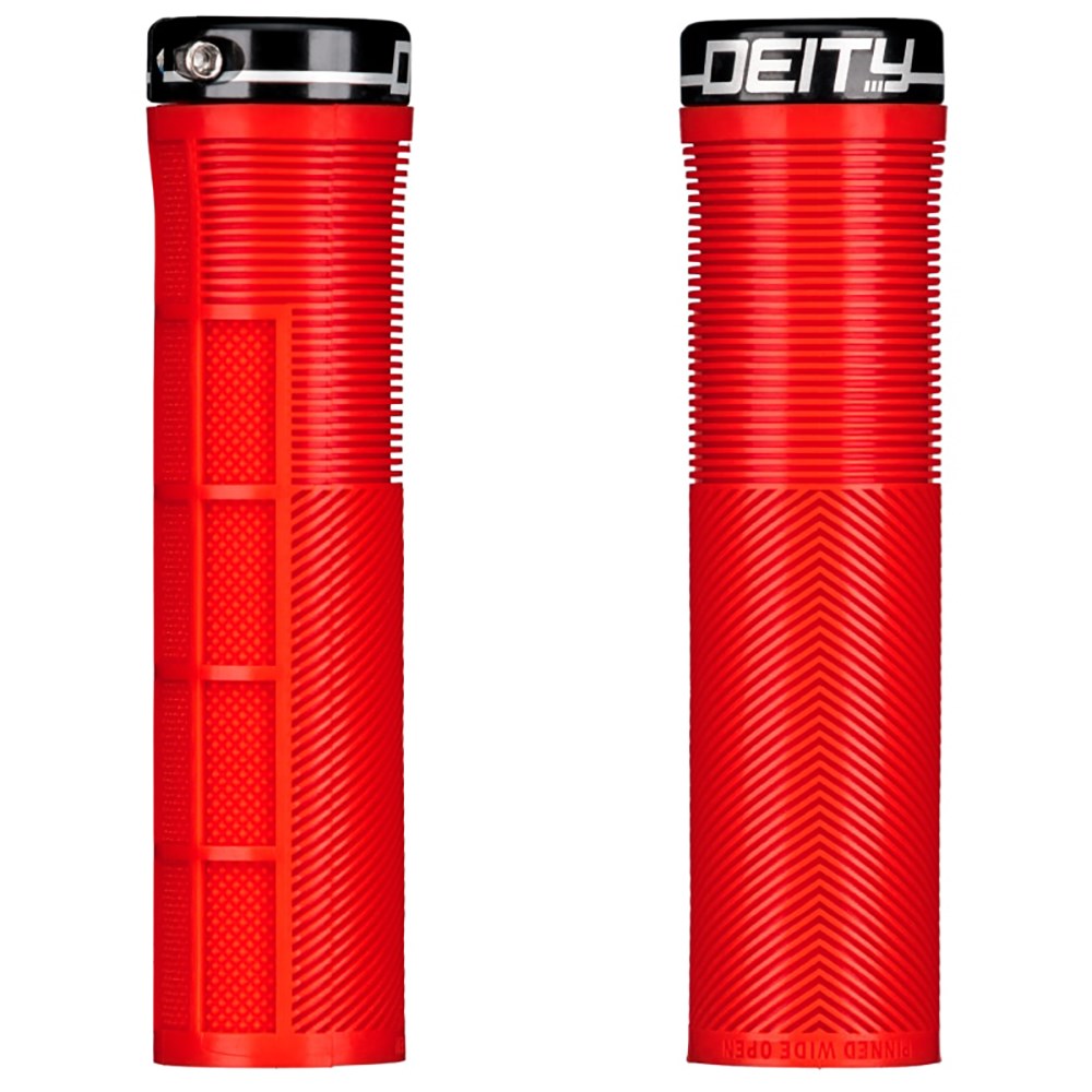 Deity Grip Knuckleduster Lock On Red - Ultimate Cycles Nowra