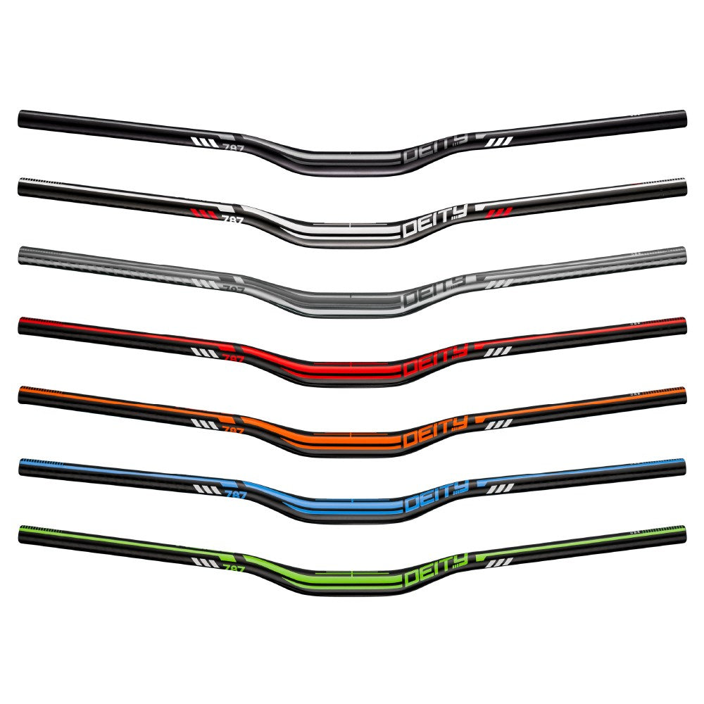 Deity Handlebar Skyline 787Mm 25Mm Rise 31.8Mm Stealth - Ultimate Cycles Nowra