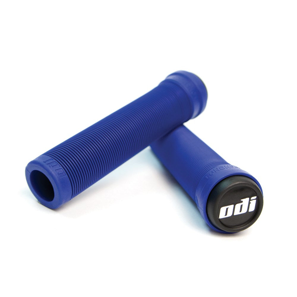 Odi Bmx Longneck Sl Flangeless Grip 143Mm Bright Blue (Soft) - Ultimate Cycles Nowra