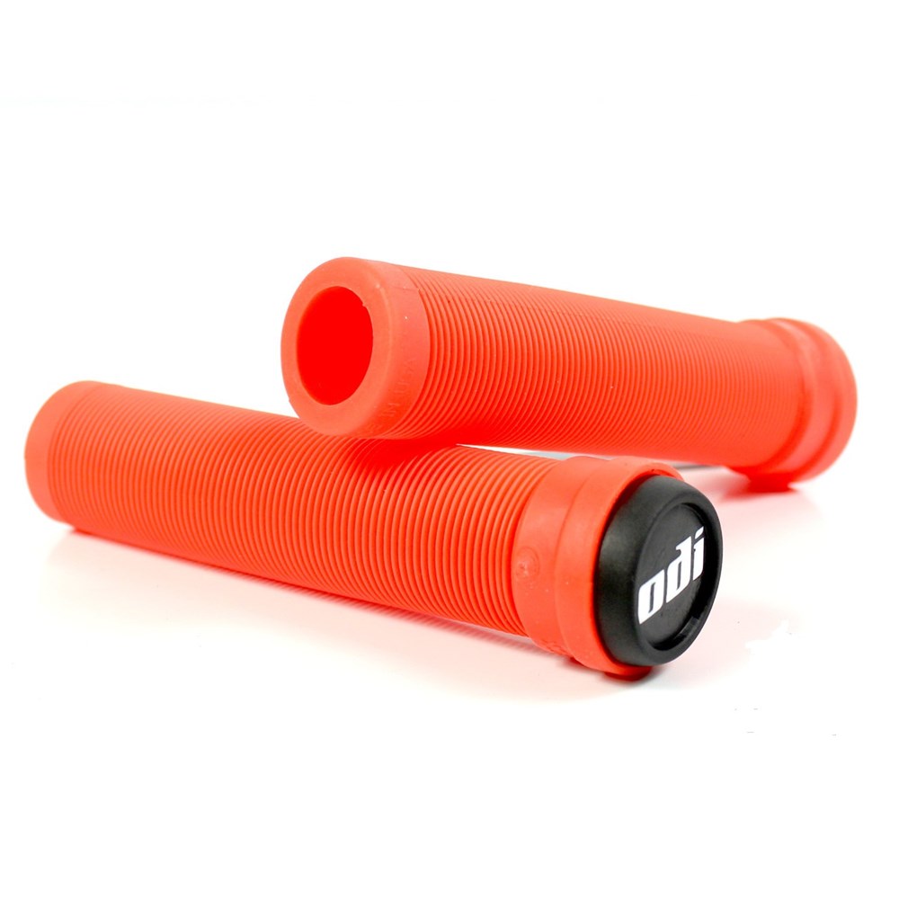 Odi Bmx Longneck Sl Flangeless Grip 143Mm Fire Red (Soft) - Ultimate Cycles Nowra