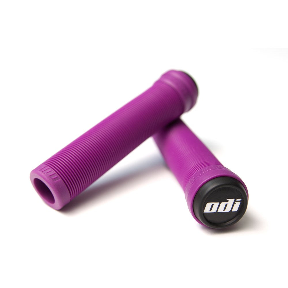 Odi Bmx Longneck Sl Flangeless Grip 143Mm Purple (Soft) - Ultimate Cycles Nowra