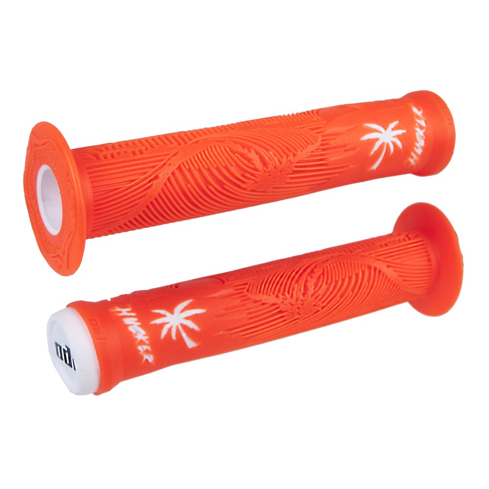 Odi Bmx Hucker Dual Ply Grip 160Mm Orange/White - Ultimate Cycles Nowra