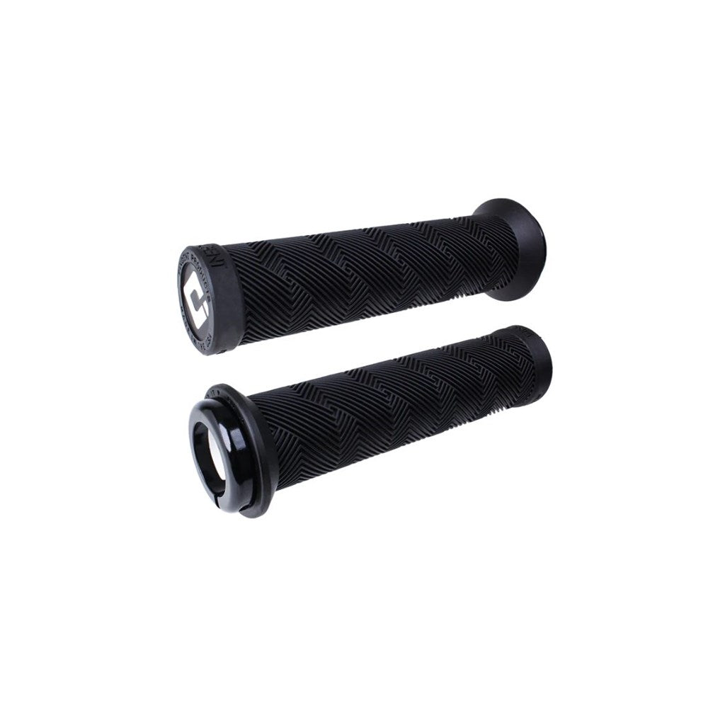 Odi Bmx Tangent Contour Lock On Grip V2.1 135Mm Black / Black - Ultimate Cycles Nowra