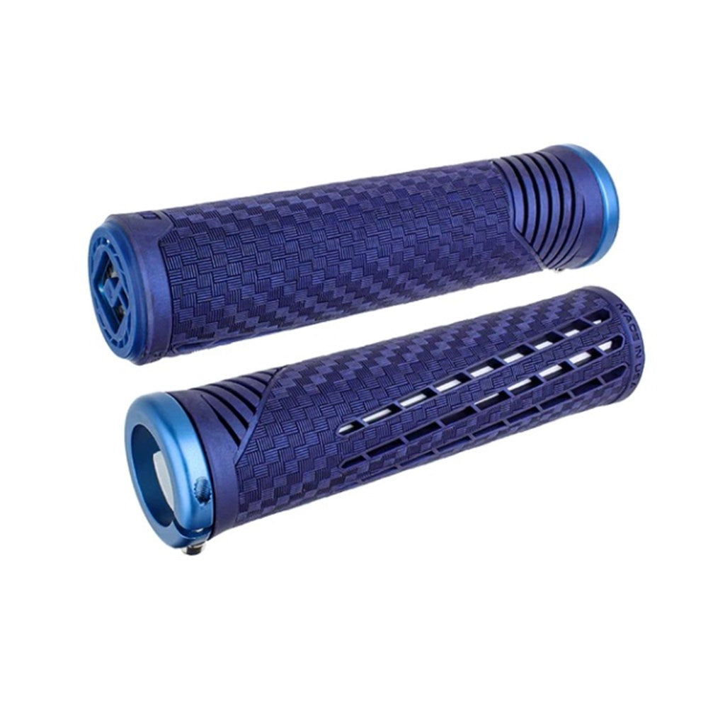 Odi Mtb Bmx Cf Lock On Grip V2.1 135Mm Sapphire / Blue W/ Mt Blue Cla - Ultimate Cycles Nowra