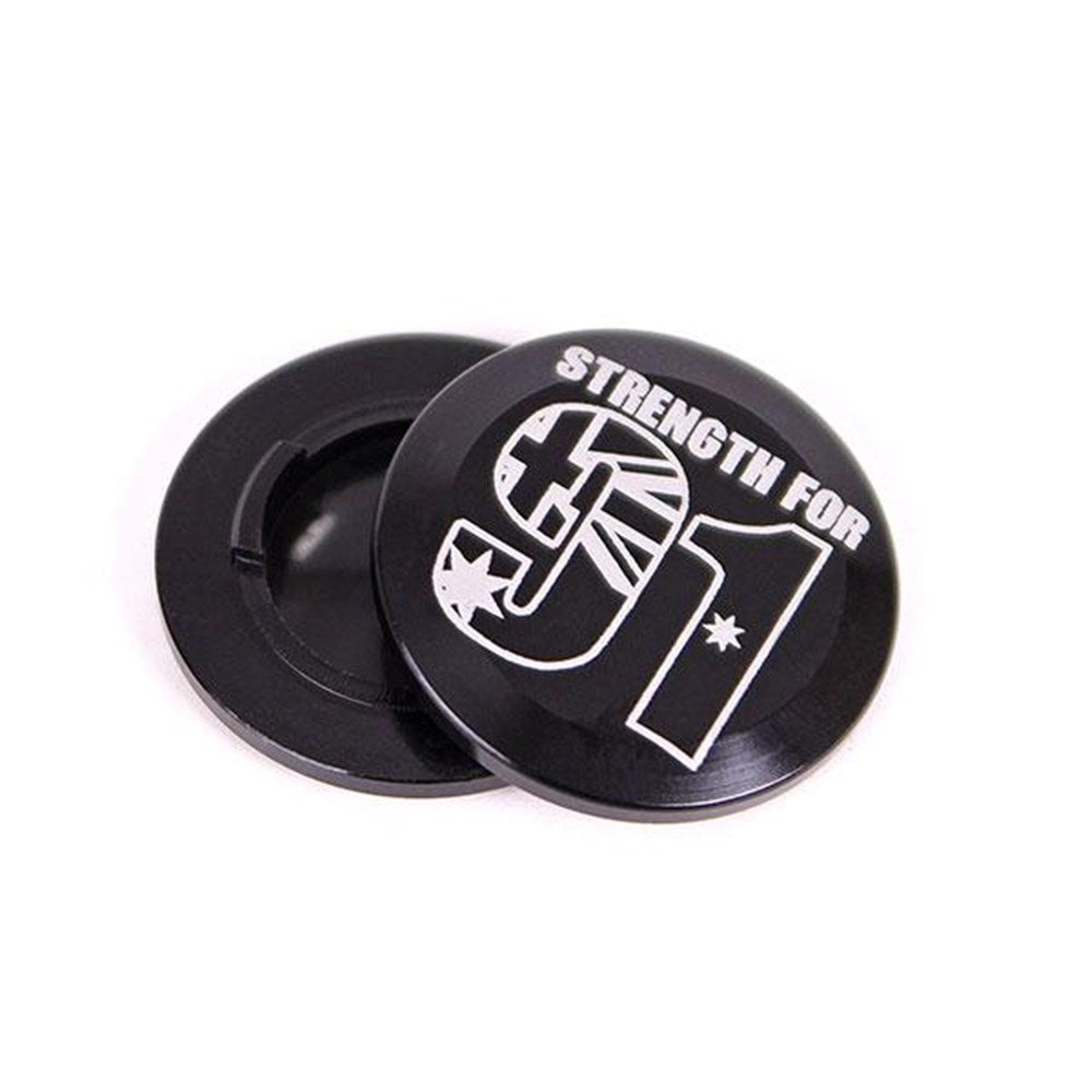 Odi Bmx Snap Cap Bar End Plugs Strength For 91 Black - Ultimate Cycles Nowra